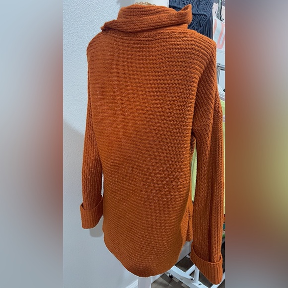 Pilcro Anthropologie ribbed oversized cowl neck sweater - Picture 8 of 8